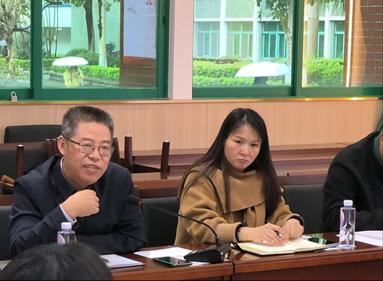 陳顯強副校長發(fā)言